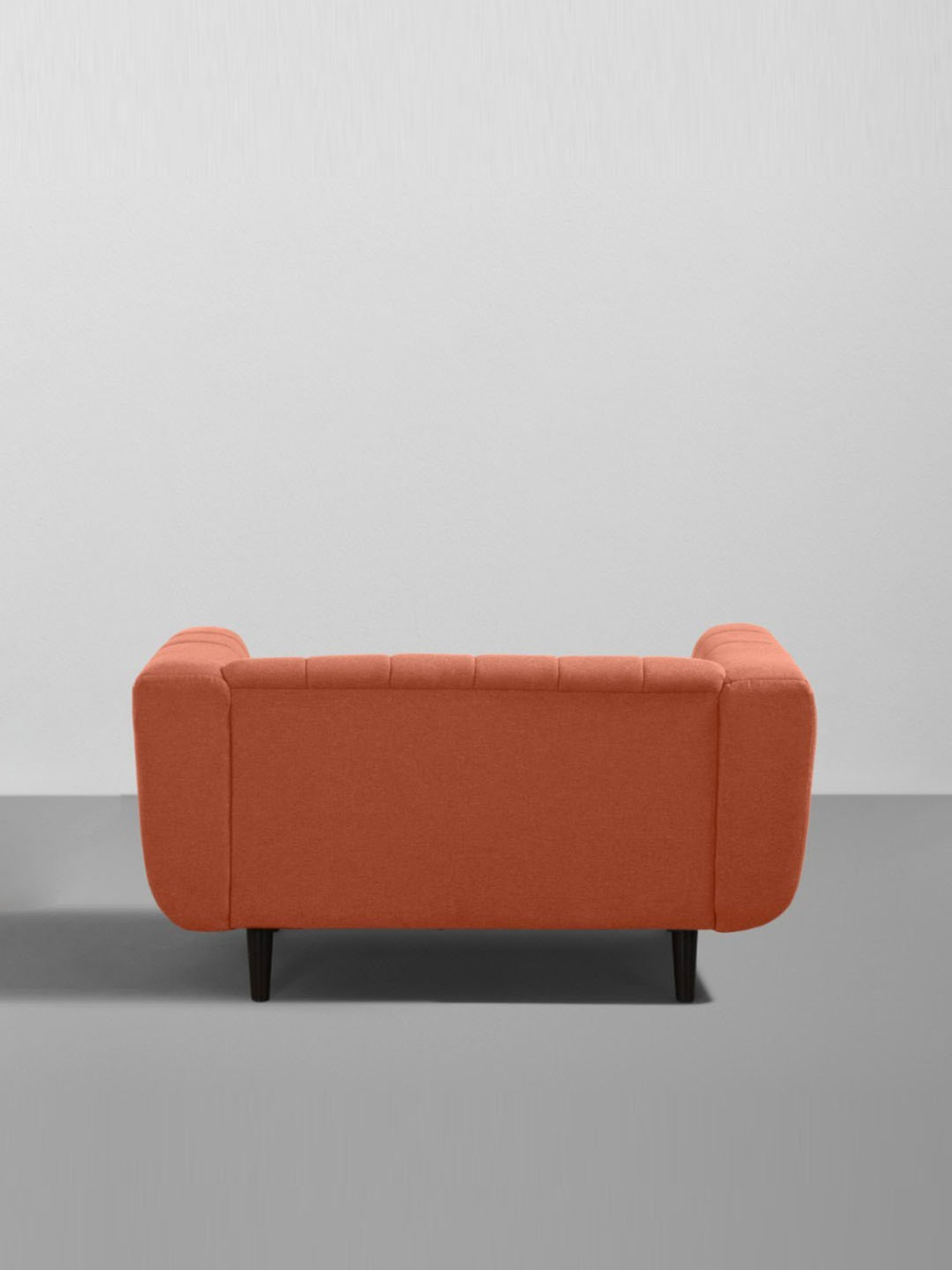 Sleepyhead Kiki Lava Orange Fabric 2 Seater Sofa