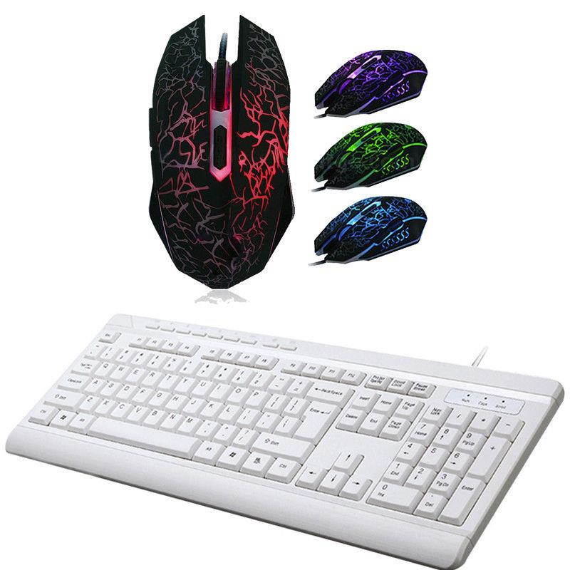 USB Wired Optical Gaming Mouse Game Mice 4000DPI For Computers Laptop Keyboard