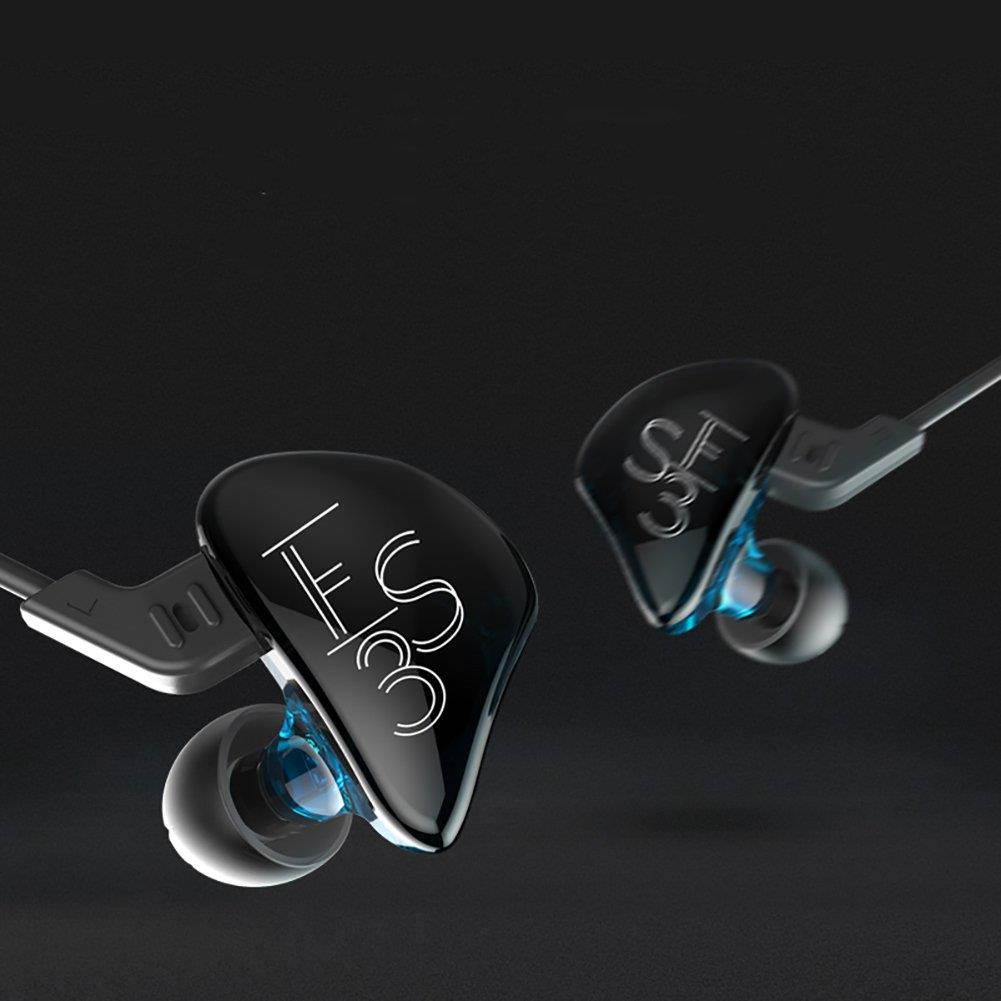 KZ ES3 Dynamic Hybrid Dual Driver In Ear Headphones (Blue without Mic)