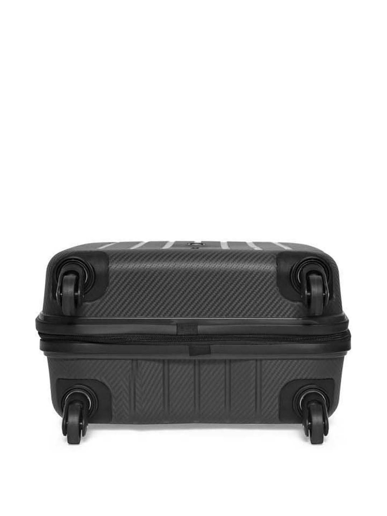 Aristocrat Black Pearl Black Solid Hard Cabin Trolley Bag - 49 cm