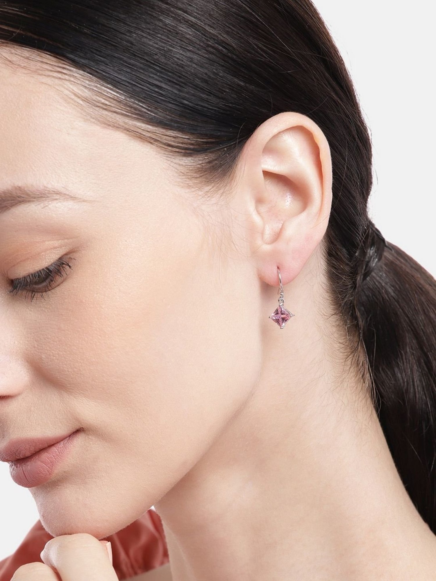 Zavya 92.5 Sterling Silver Drop Earrings for Women