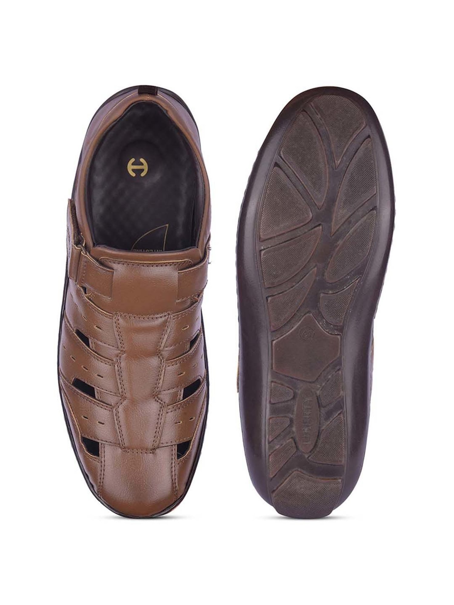 Healers by Liberty Men's Tan Fisherman Sandals