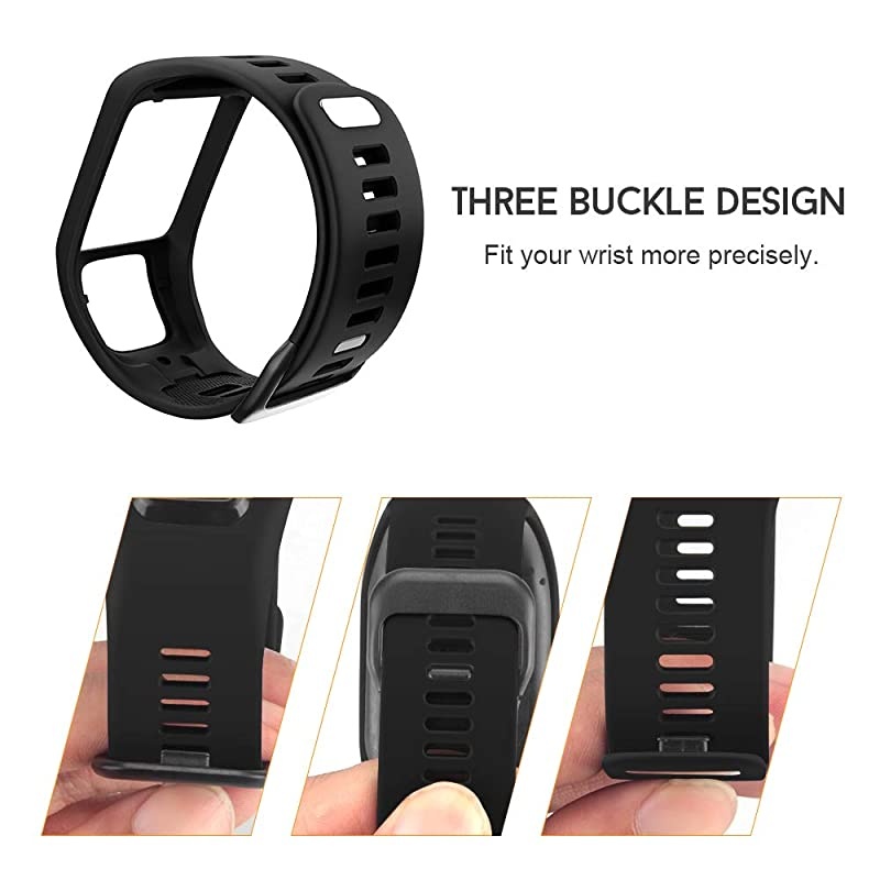 Silicone Watch Band Replacement for SparkSpark 3Golfer 2AdventurerRunner 23 Smartwatch for Man WomenTeal