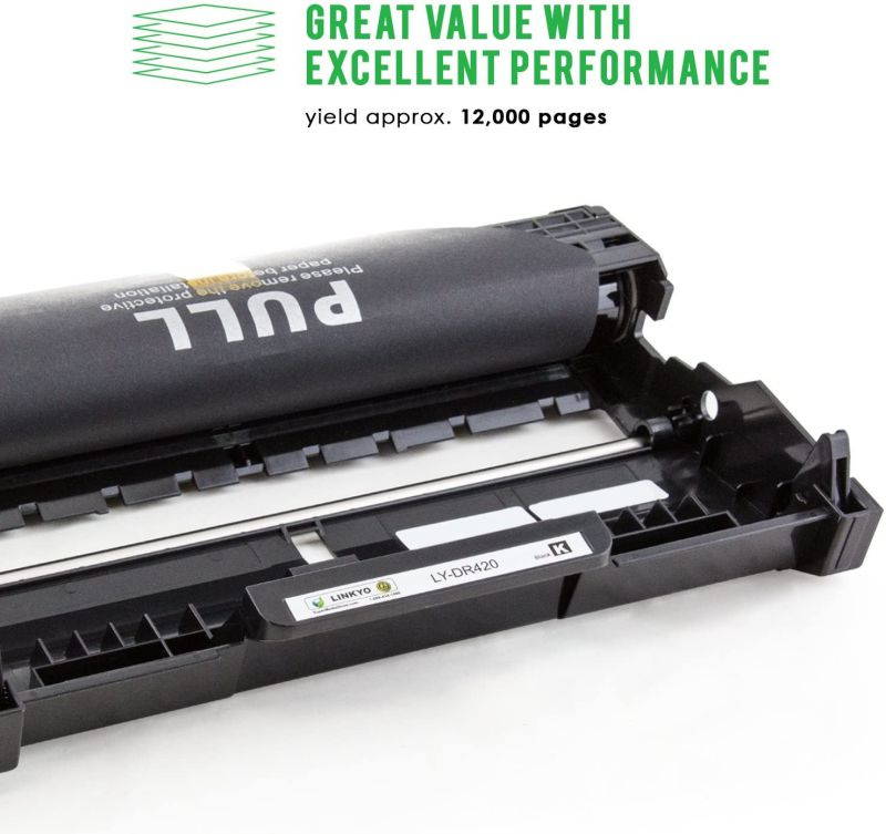 LINKYO Compatible Drum Unit Replacement for Brother DR420 DR-420