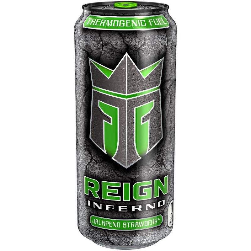 Reign Inferno Jalapeno Strawberry Energy Drink - 16 fl oz Can