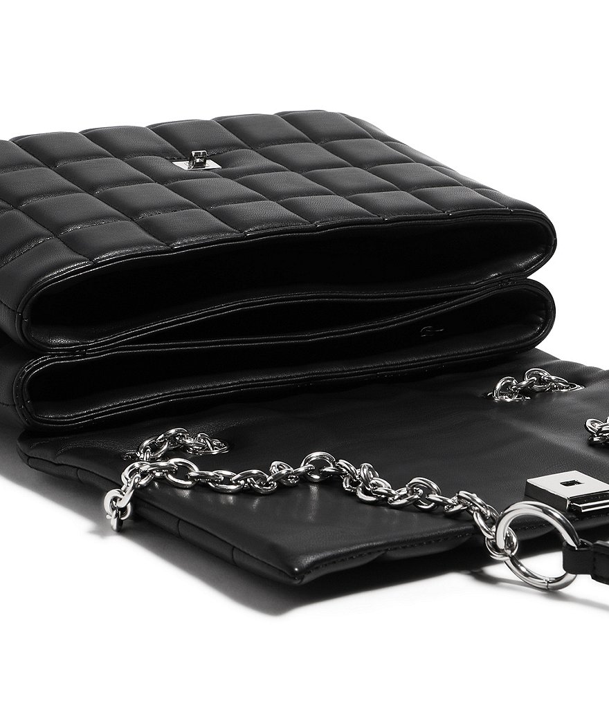 House of Want H.O.W. We Step Up Quilted Vegan Leather Shoulder Bag