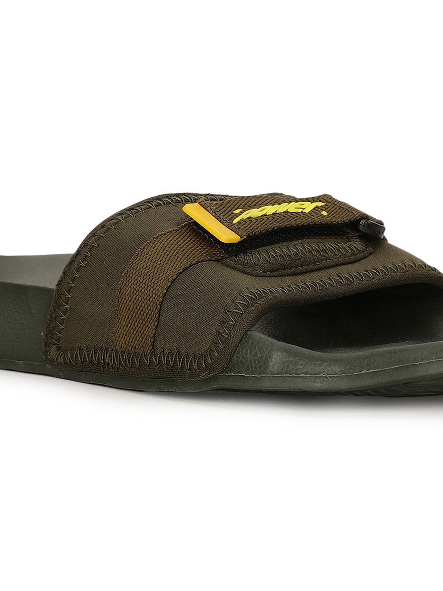 Power by Bata Men's Olive Slides
