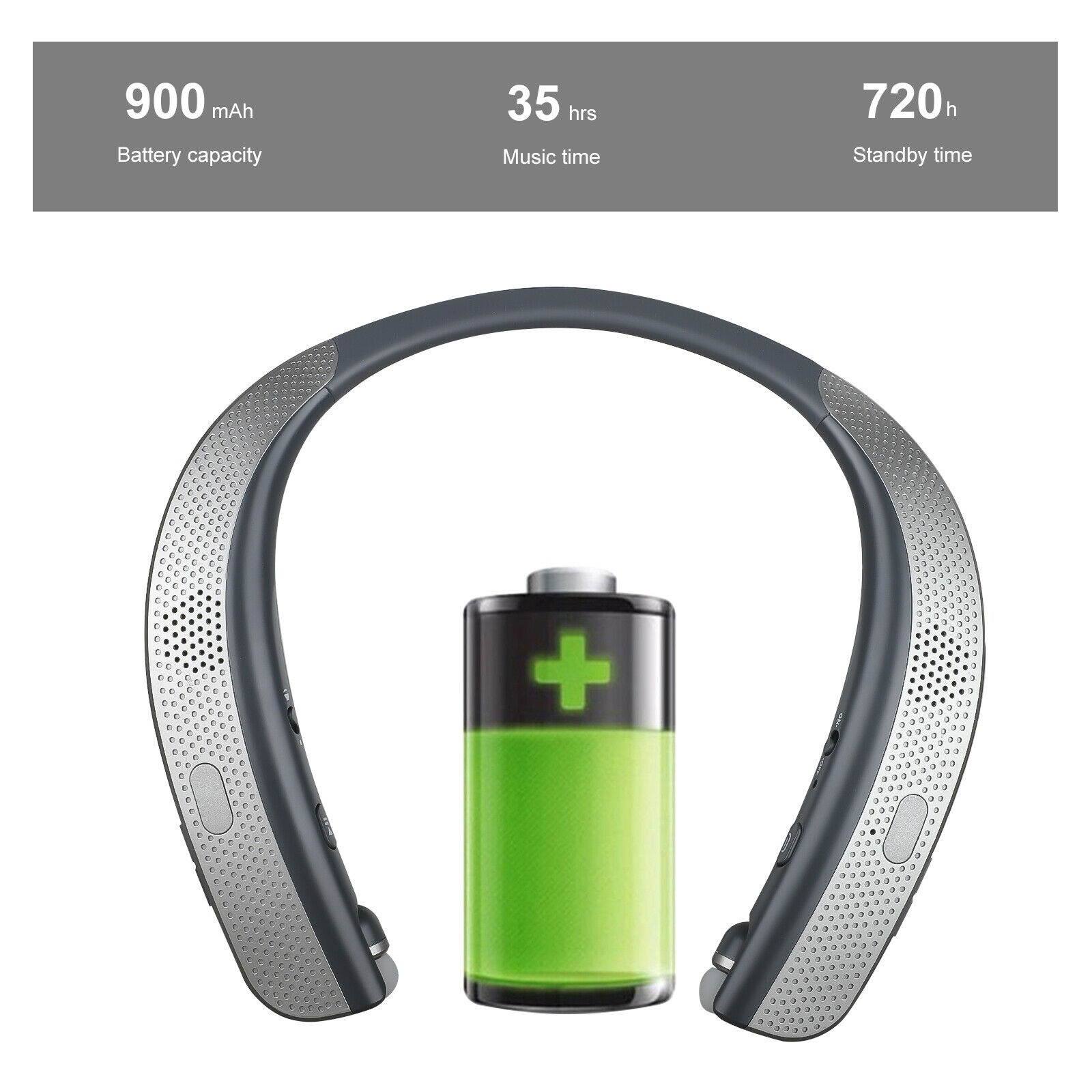 Wireless Neckband Earbuds Headset Earphone Headphone For  iPhone LG US