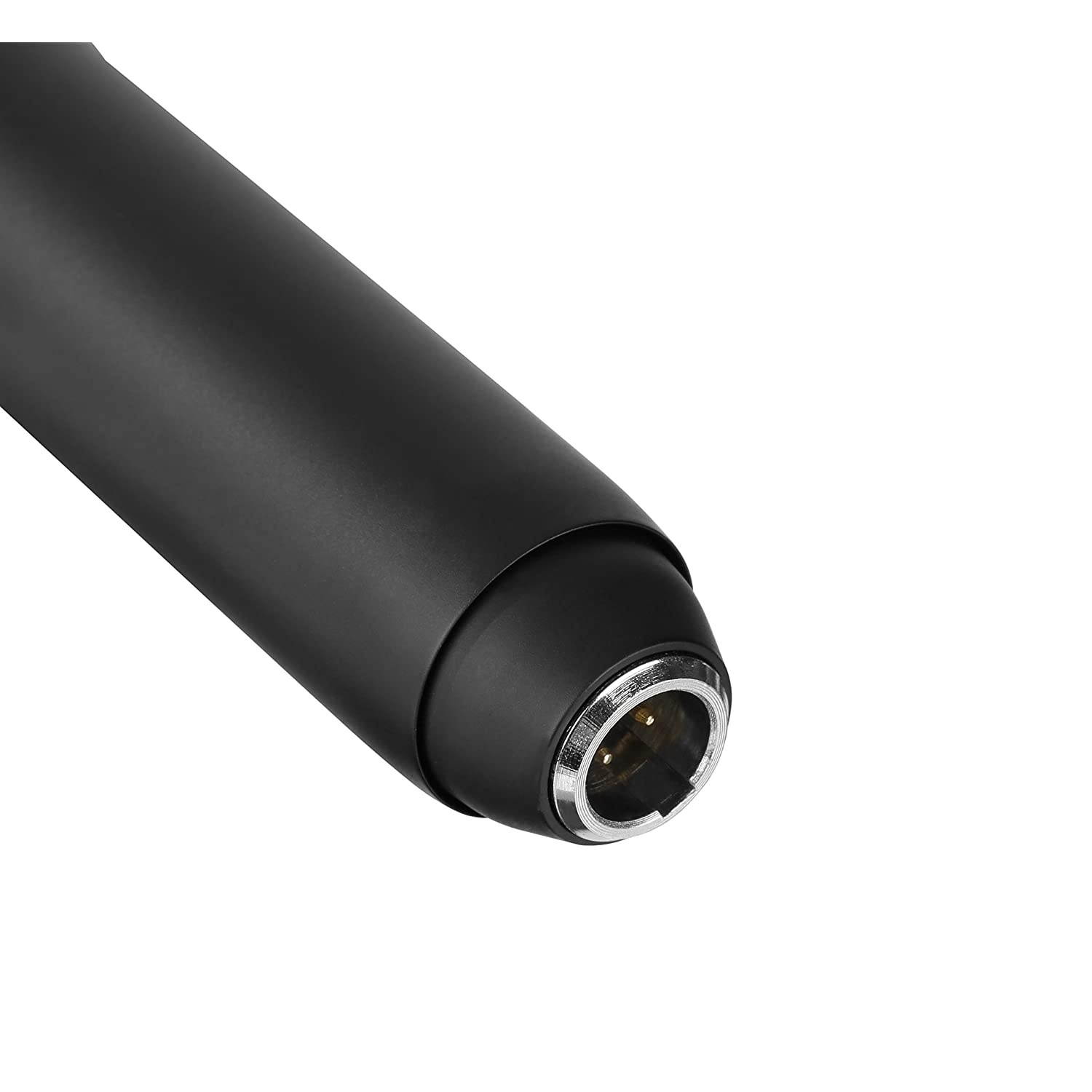 Movo LV11C XLR Lavalier Cardioid Condenser Microphone with Phantom Power Supply, 12mm Mic Capsule, Foam and Deadcat Windscreens, Deluxe Case