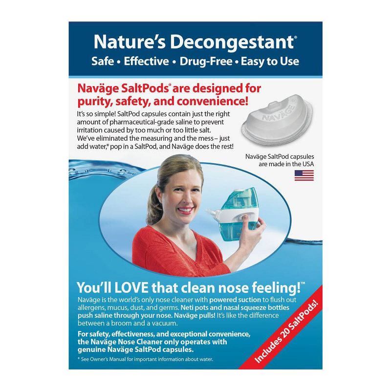 Navage Nasal Care Nose Cleanser and SaltPods