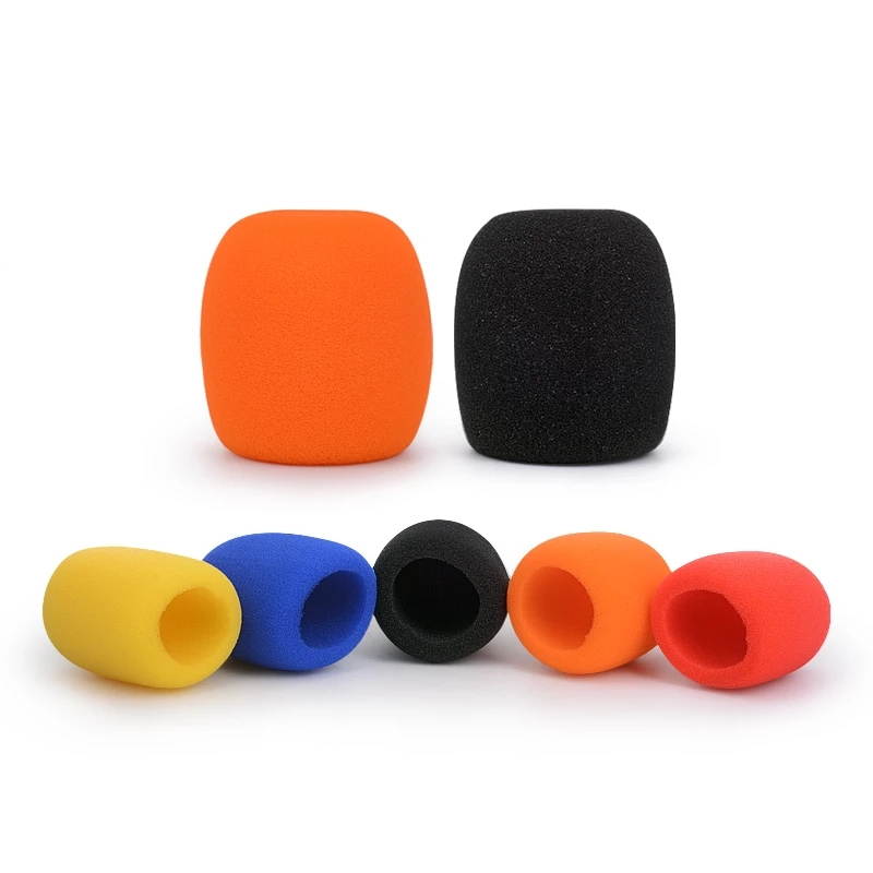 10pcs Wireless Handheld Stage Microphone Windscreen Foam Mic Cover Karaoke DJ Microfone Sponge Pop Filter Wind Shield