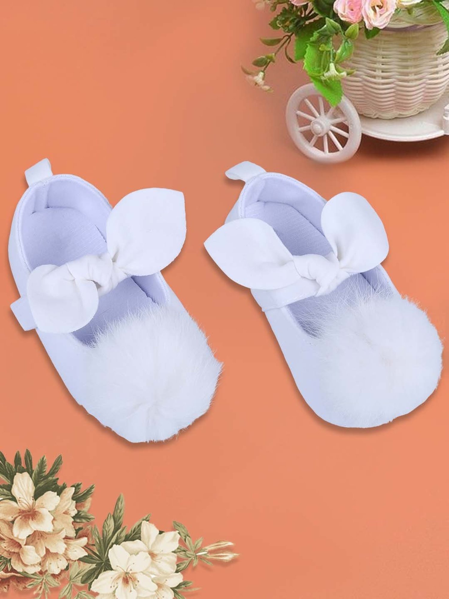 Baby Moo Kids White Mary Jane Shoes
