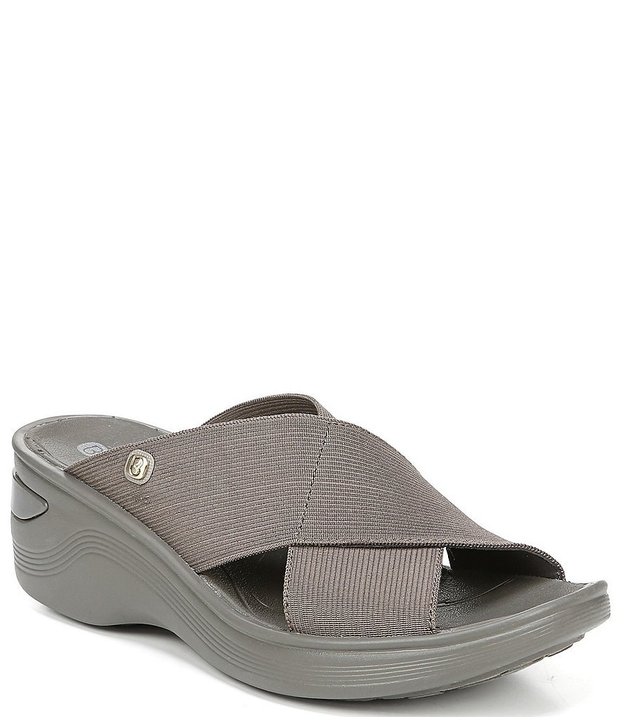 Bzees Desire Washable Stretch Wedge Sandals