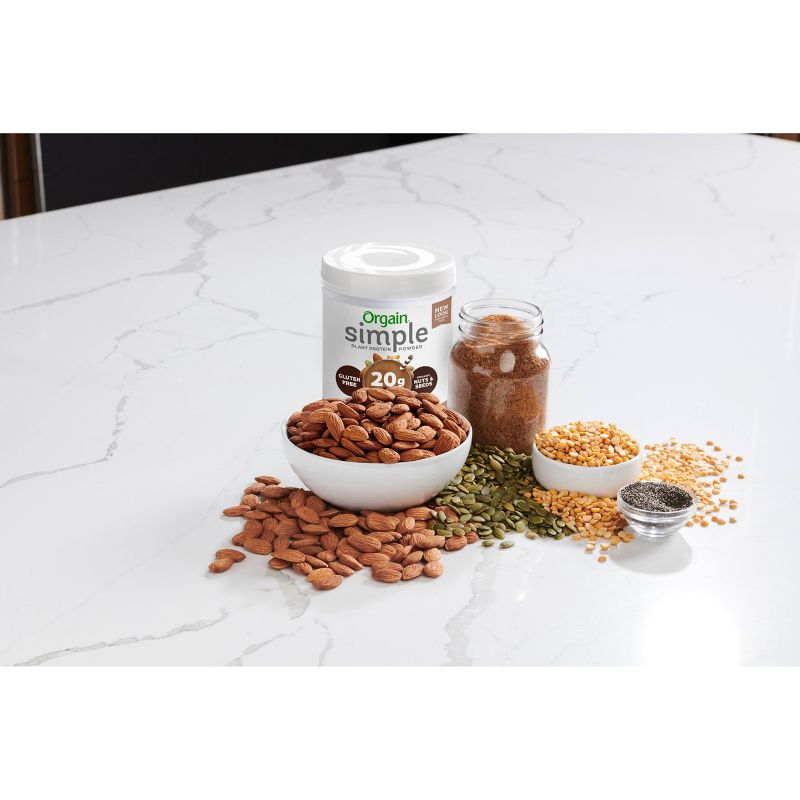 Orgain Organic Simple Ingredient Protein Powder - Chocolate - 1.25lbs