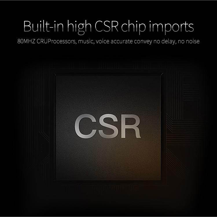 Bluetooth V4.1 Wireless In-Ear Headset for Right Ear - Rose Gold