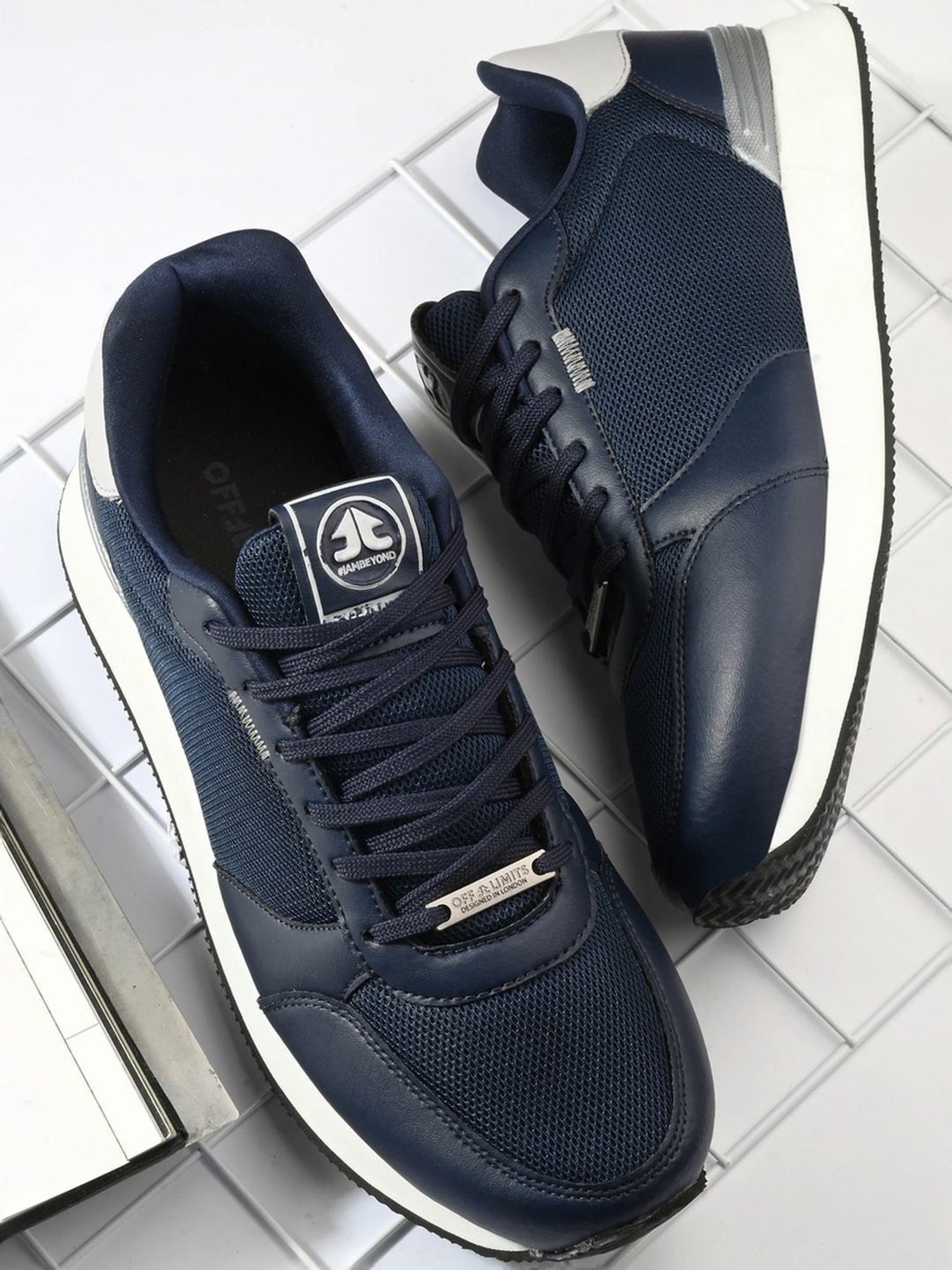Off Limits Men's HARLEM Navy Casual Sneakers