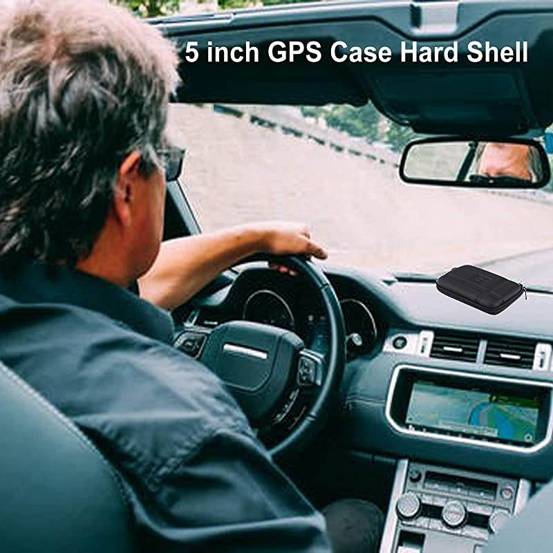 5 5.2 inch GPS Carrying Case Portable Hard Shell Protective Pouch Storage Bag Hard GPS Case Compatible with Car GPS Navigator Garmin Nuvi Tomtom Magellan Roadmate