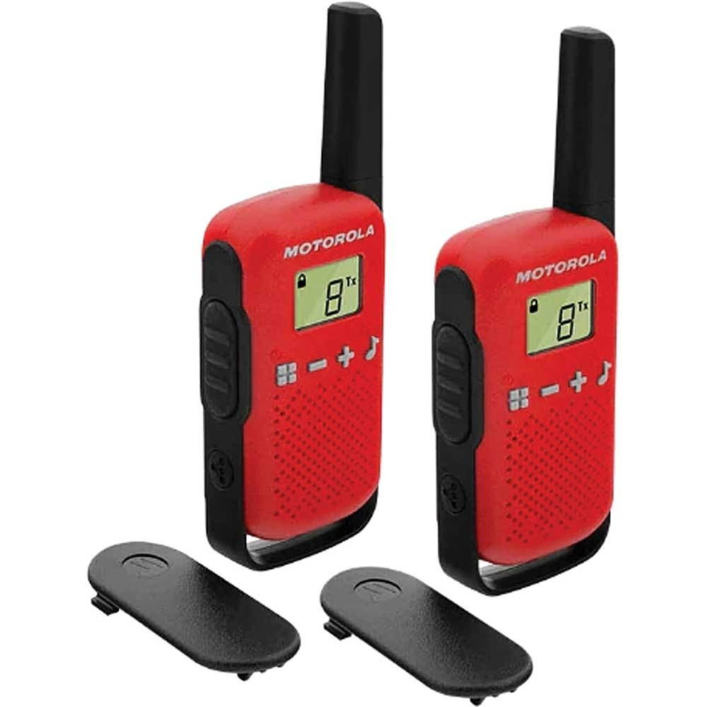 MOTOROLA T110 2-WAY RADIO,2-PK,22CH,