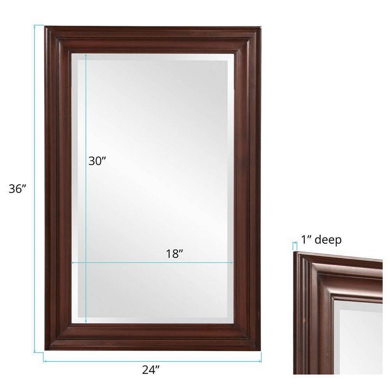 Rectangle George Decorative Wall Mirror - Howard Elliott