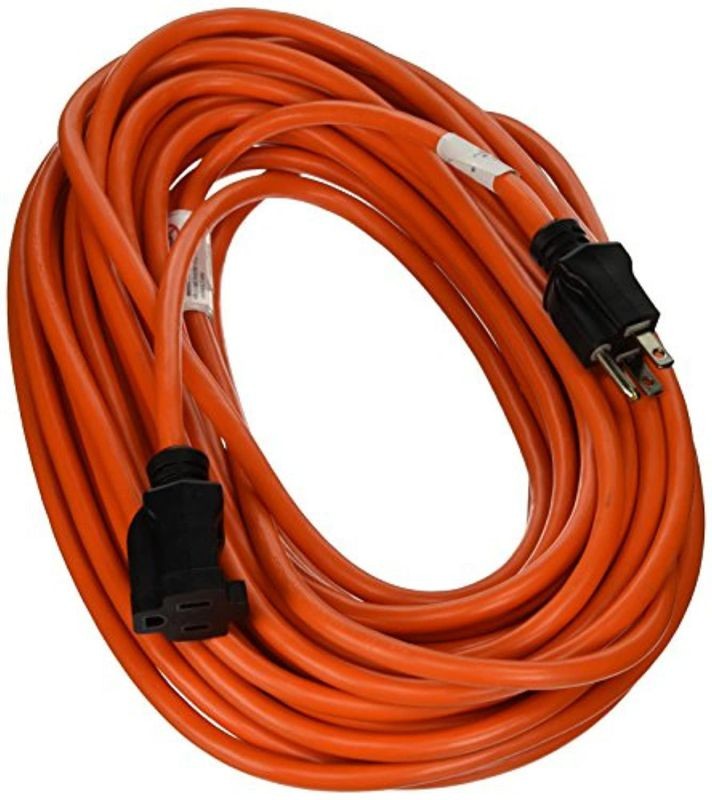 prime ec501630 50-foot 16/3 sjtw medium duty extension cord, orange