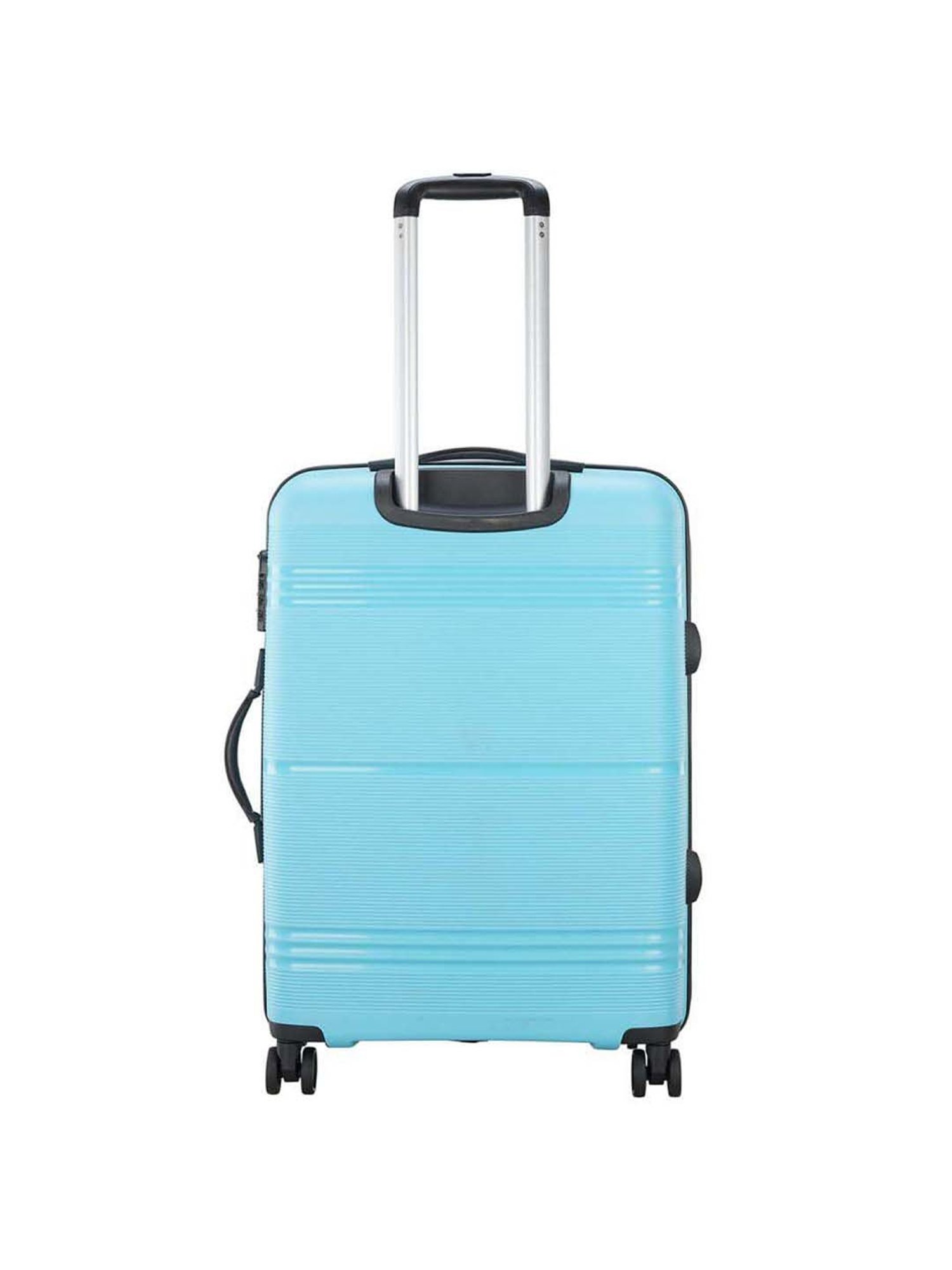 Skybags Focus Turquoise Textured Hard Medium Trolley Bag - 46 cm