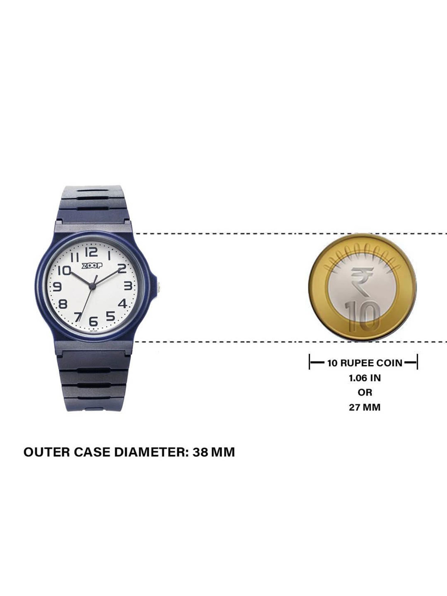 Zoop NS16032PP02W Back To School Analog Watch for Unisex