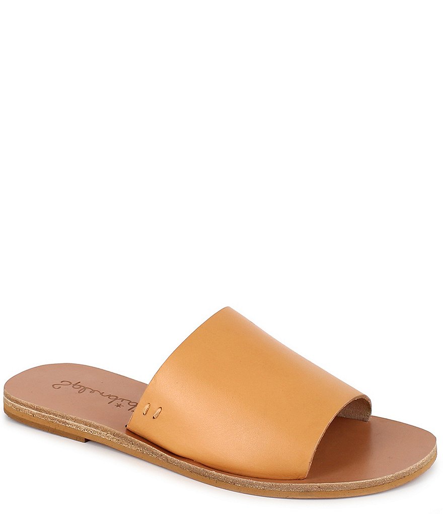 Splendid Thea Leather Slide Sandals