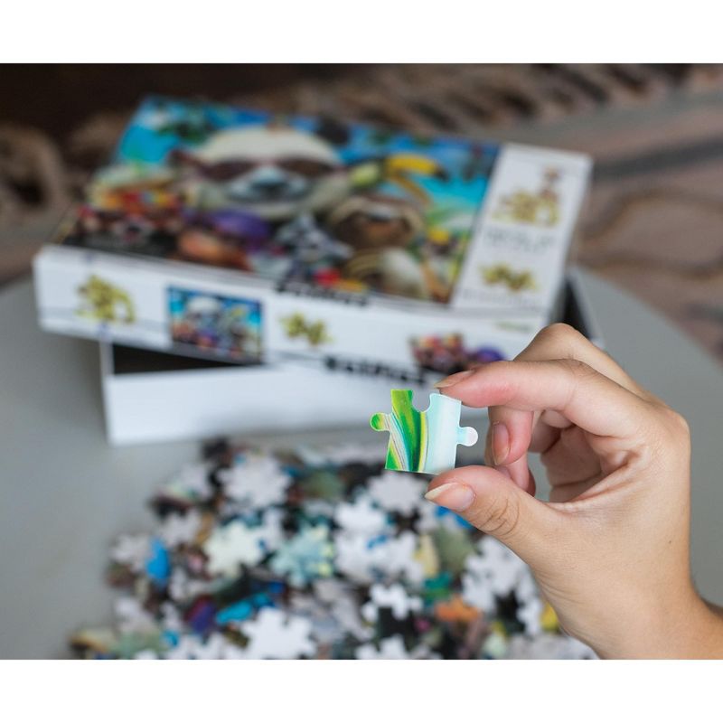 The Zoofy Group LLC Howard Robinson Wild Beach Party Selfie Super 3D 500 Piece Jigsaw Puzzle