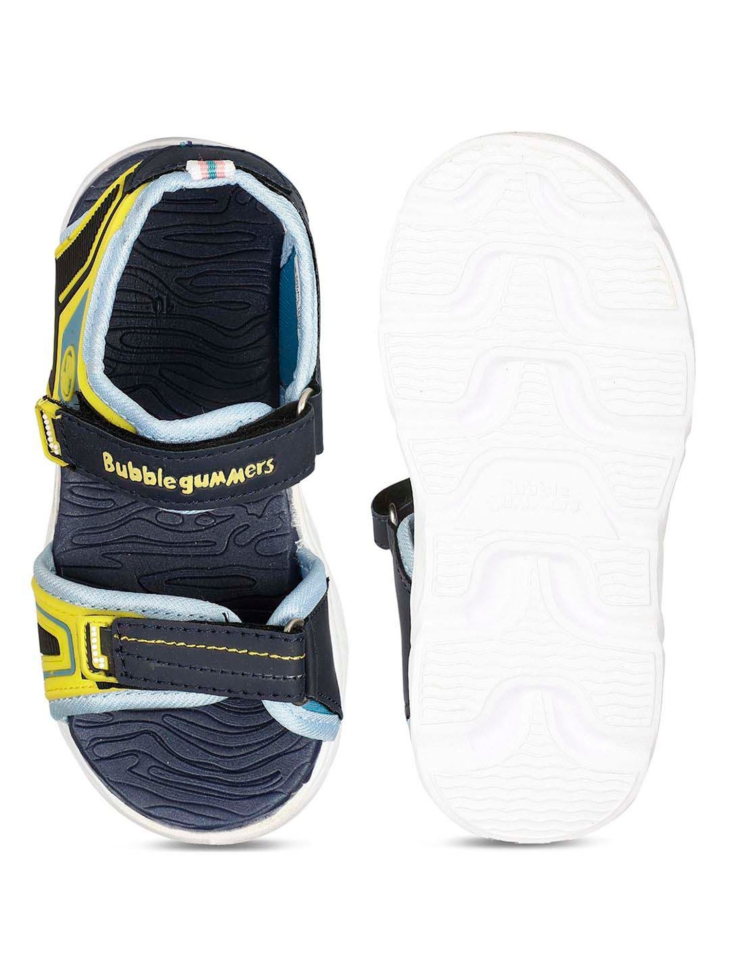 Bubblegummers by Bata Kids Blue & Yellow Floater Sandals