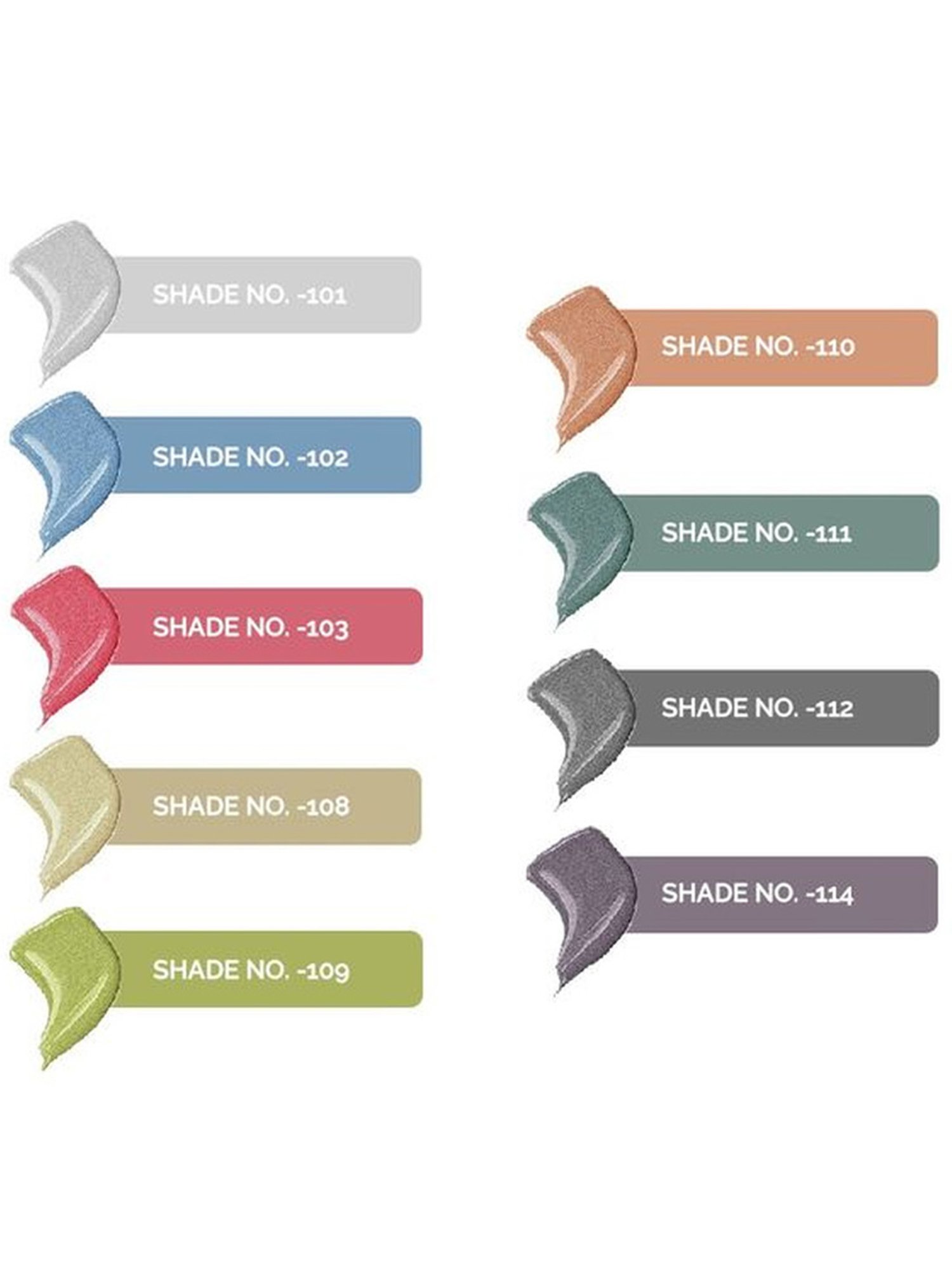 Color Fx Premium Non-Toxic Nail Polish & Kajal Non-Stop Navratri Combo Set of 10 - 90 gm