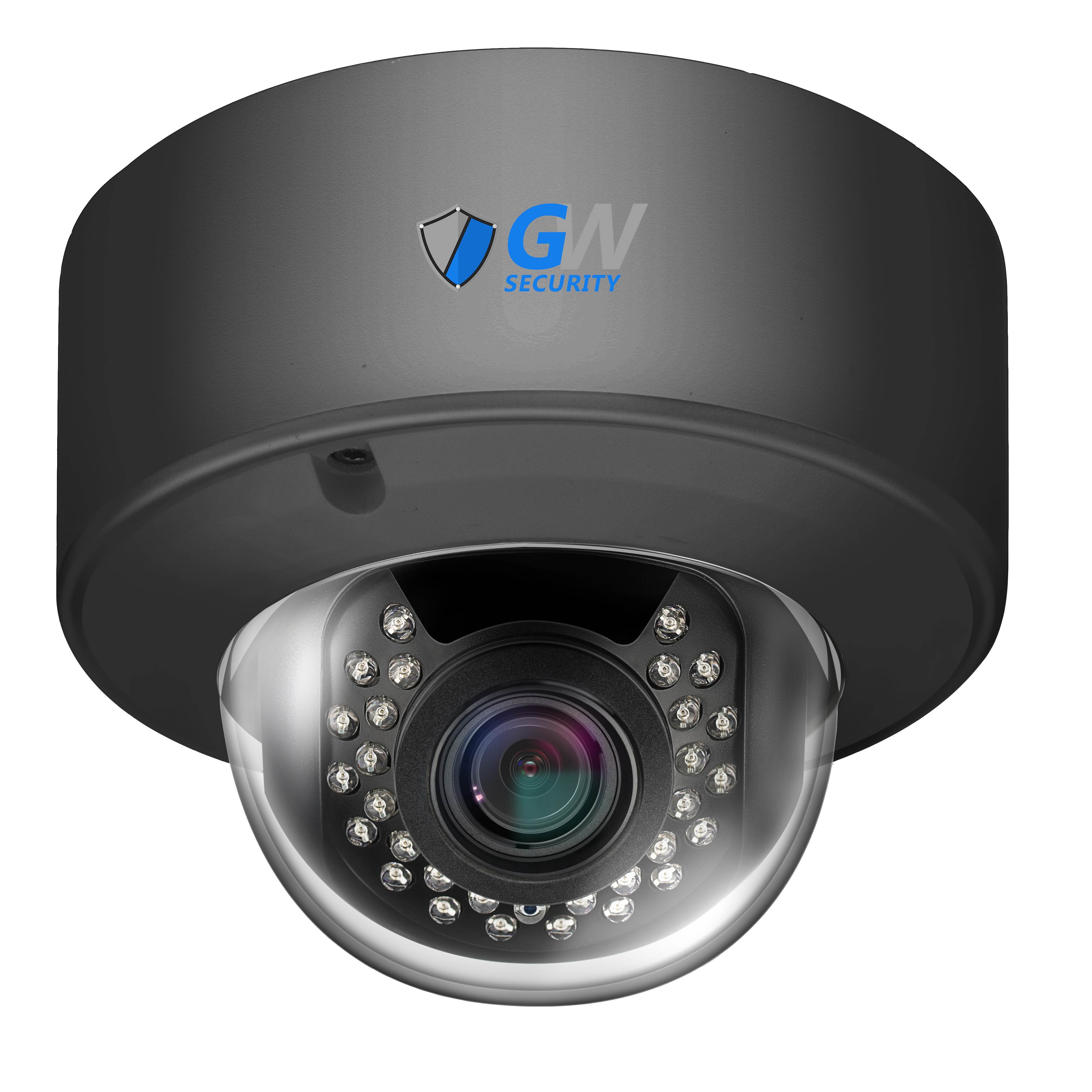 GW Security 32 CH 4K PoE NVR Security System, (8) 5MP (2592 x 1944P) 1/3" HD CMOS Motorized HD 2.8~12mm AF lens HD-IP Camera, 4TB HDD