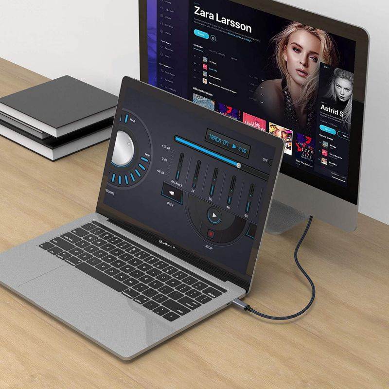 FVH Thunderbolt 2 Port Male to Male Video Data Cable for MacBook & SSD & Displays TB-004-WH