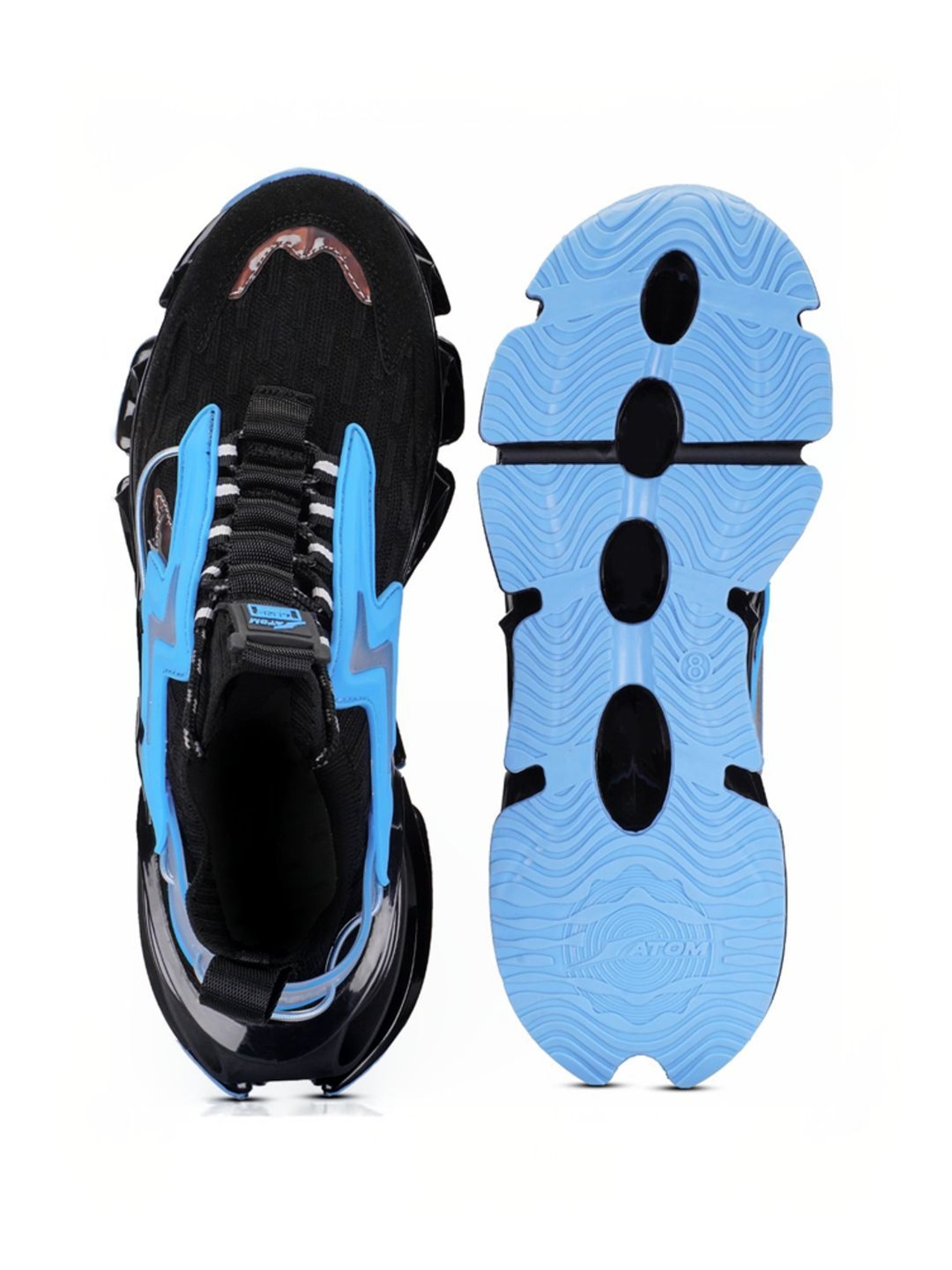 Atom Men's Spring Edge Alpha 1 Black Running Shoes