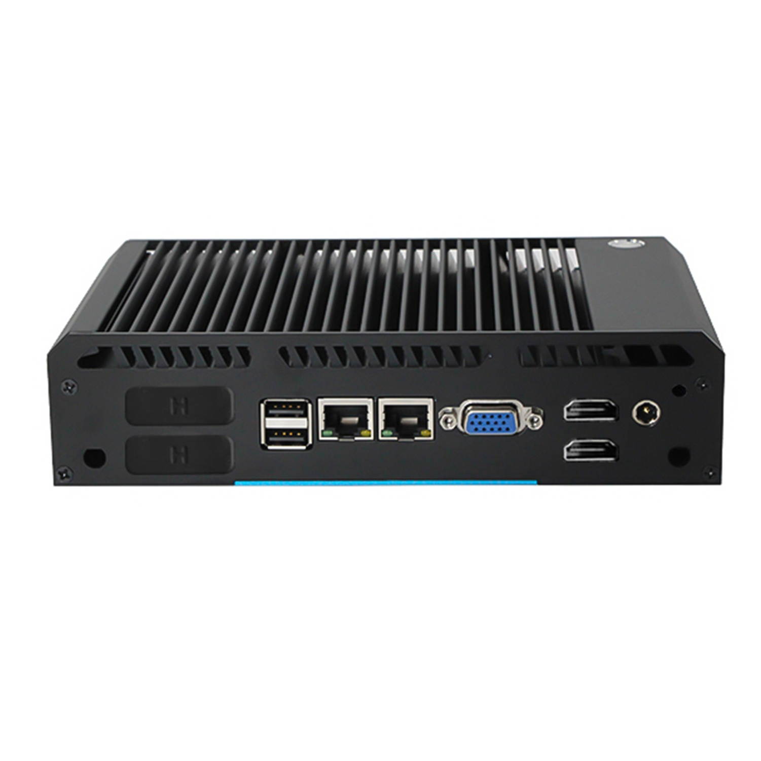 Fanless Industrial PC,IPC,Mini Computer,Intel Core I3 5005U,Windows 10 Pro/Linux Ubuntu,(Black),[VGA,HDMI,DP,2LAN,2USB2.0,4USB3.0,3RS232,RS485,WiFi],(16G RAM/512G SSD)