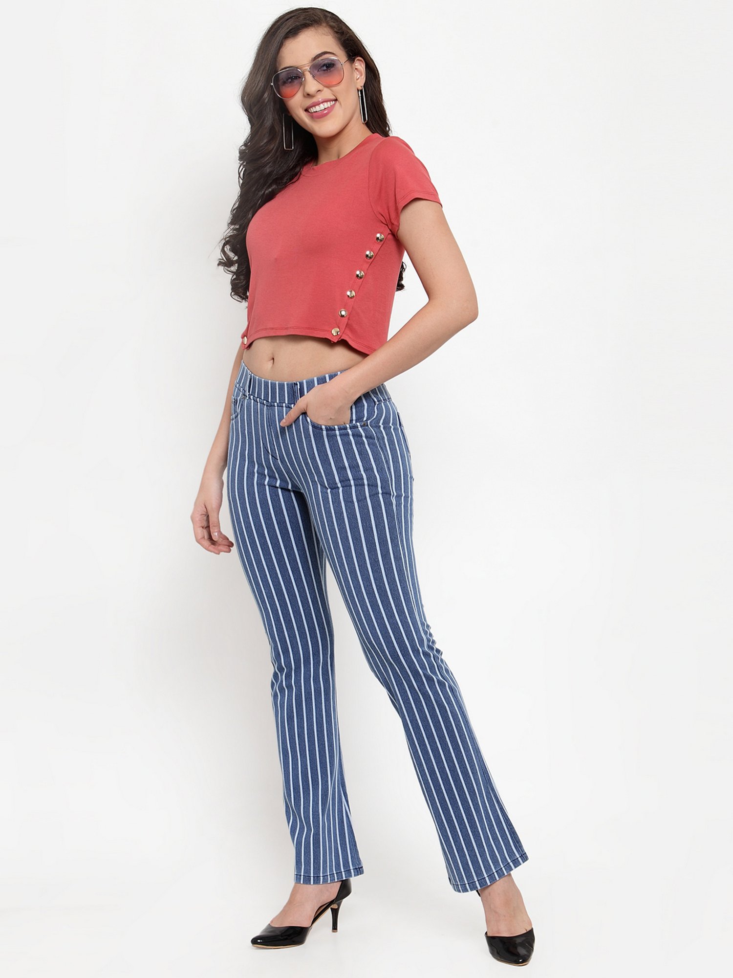 Westwood Blue Striped Trousers