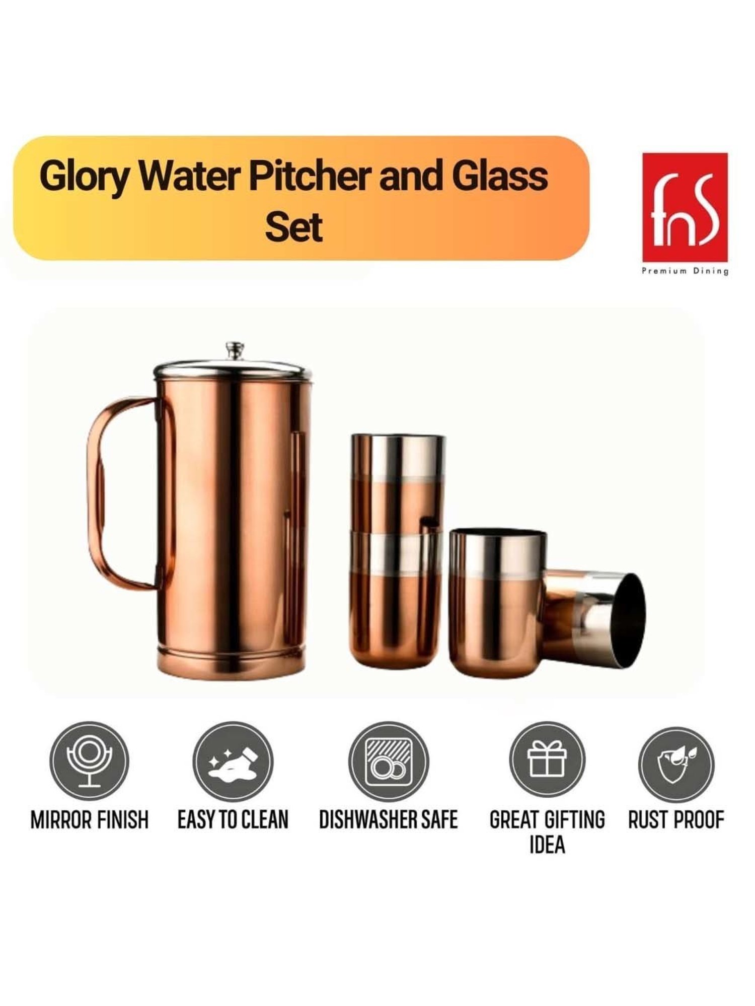 Pasabahce Transparent Victorian Caraffe Pitchers (1.18 L)