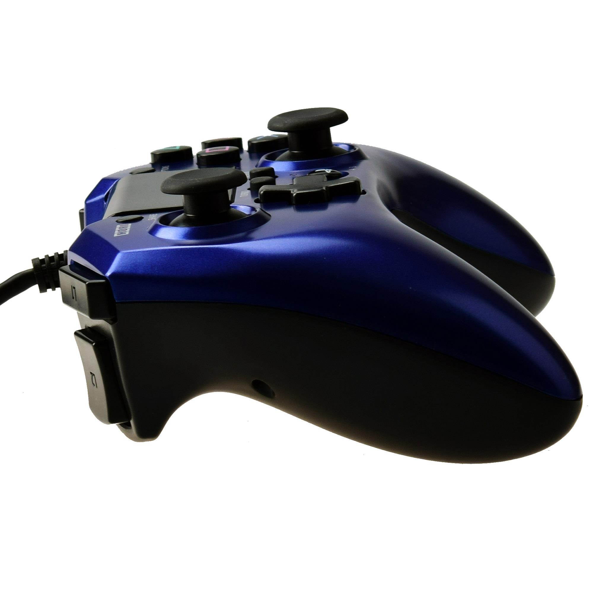 Hori Pad 4 FPS Plus Wired Controller Gamepad for PS4 PS3 Blue