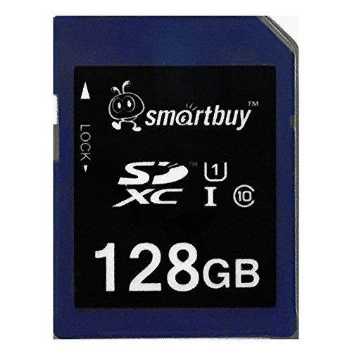 Smart Buy SD XC Class 10 Memory Card SDXC C10 Ultra U1 UHS-I HD Fast Speed for Camera (128GB (1-Pack))