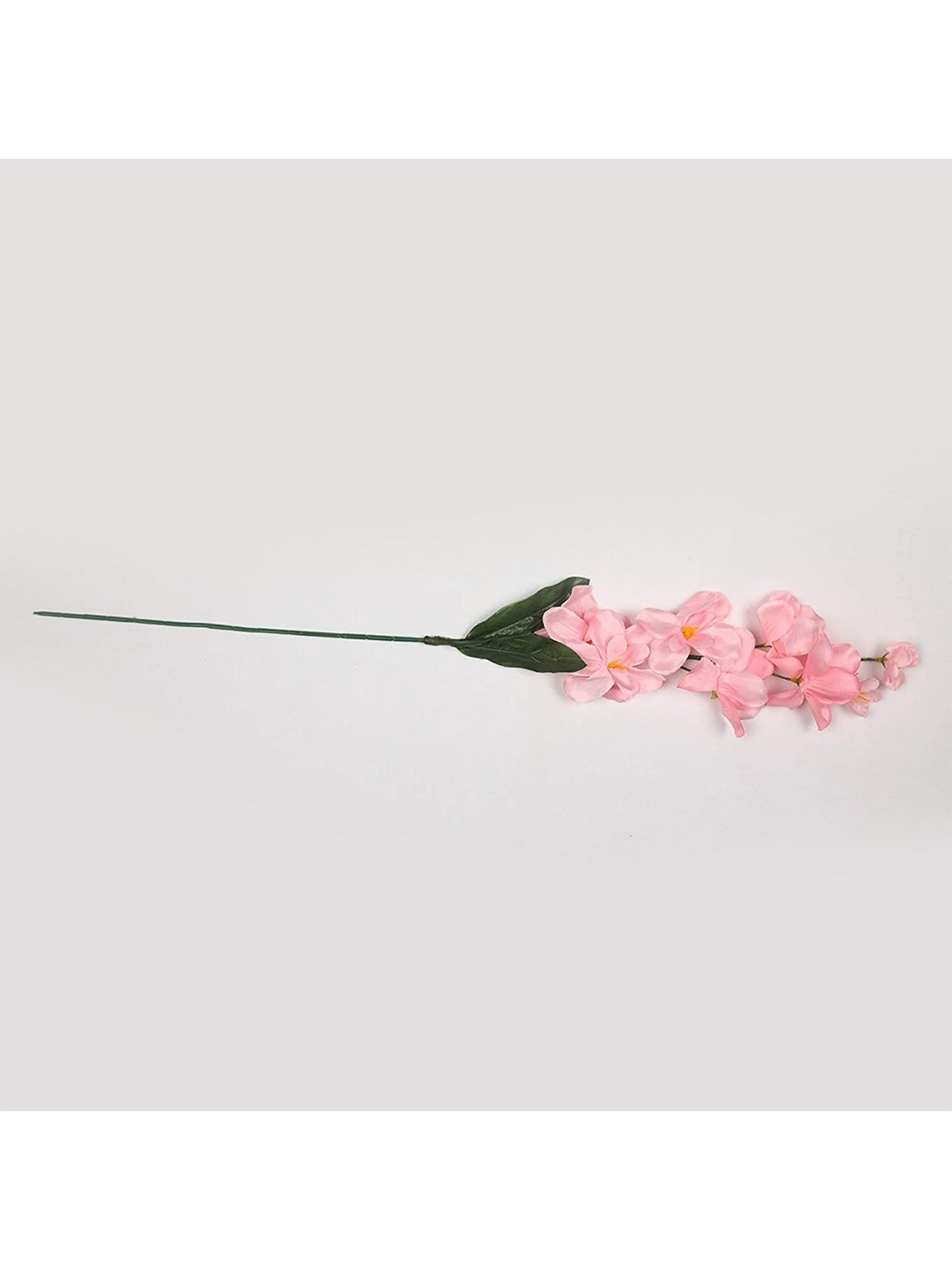 Amflix Pink Artificial Bonsai Orchid Flower Plant Without Pot