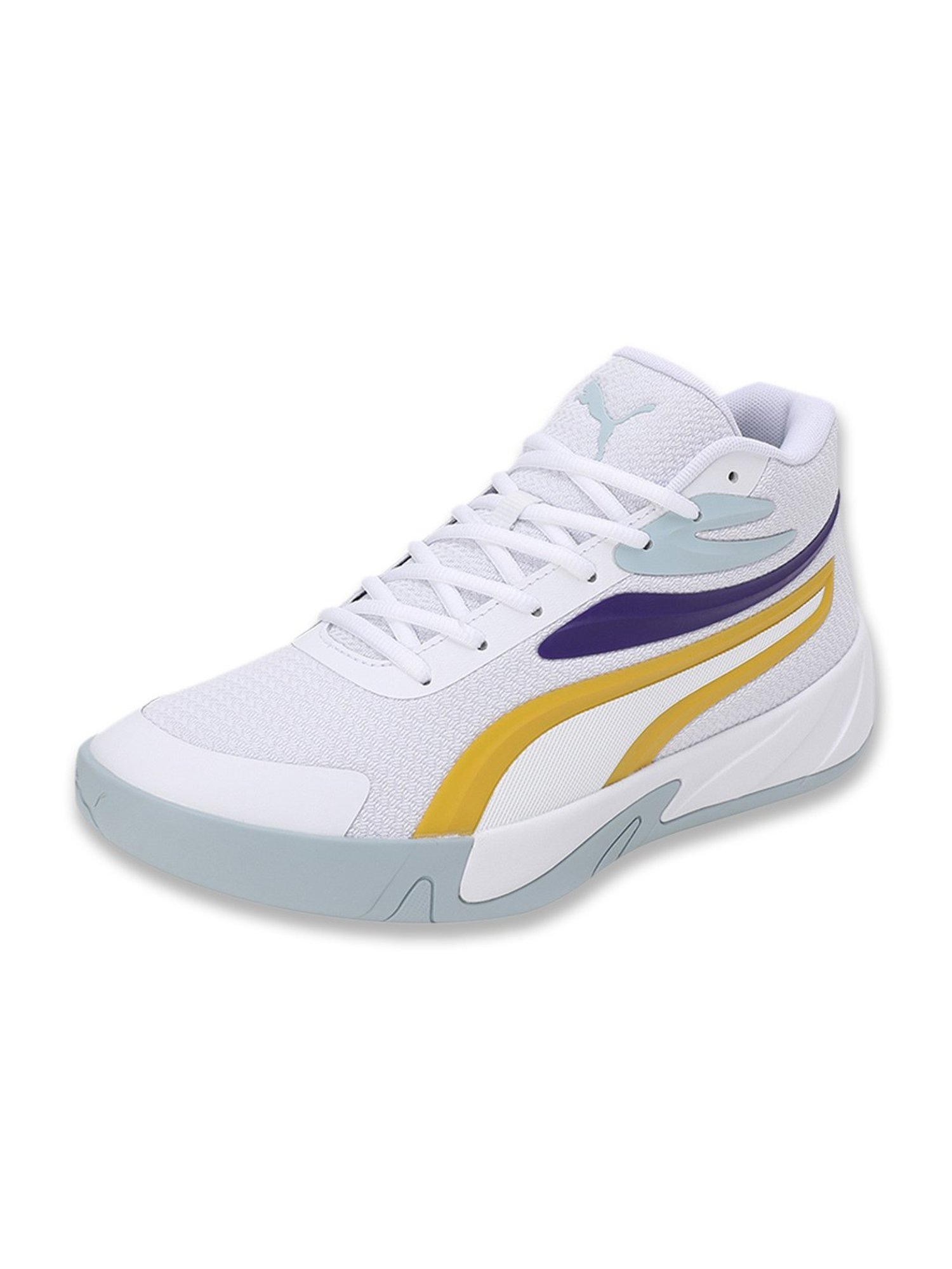 Puma Men's Genetics Speckle White Basketball Shoes