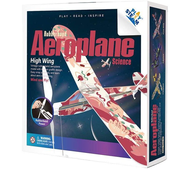 Playsteam Rubber Band Airplane Science - High Wing