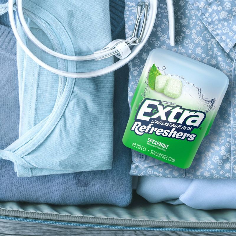 Extra Refreshers Spearmint Gum 40-Piece Bottle