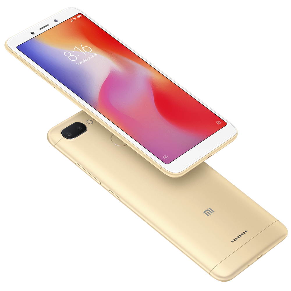 Xiaomi Redmi 6 4G Smartphone 5.45 inch Android 8.1 Helio P22 Octa Core 2.0GHz 4GB RAM 64GB ROM 12.0MP + 5.0MP Rear Camera Fingerprint Sensor 3000mAh Built-in Li-ion