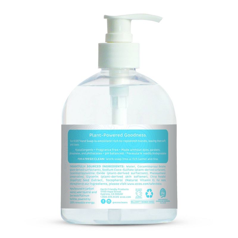 ECOS Hand Soap - Free & Clear - 17 fl oz