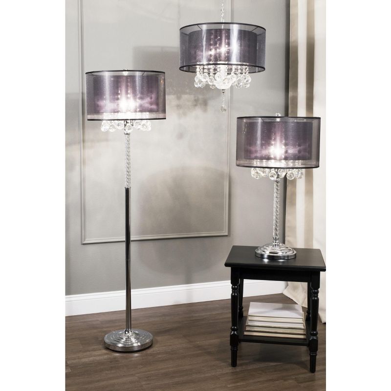 OK Lighting 19"H Effleurer Ceiling Lamp