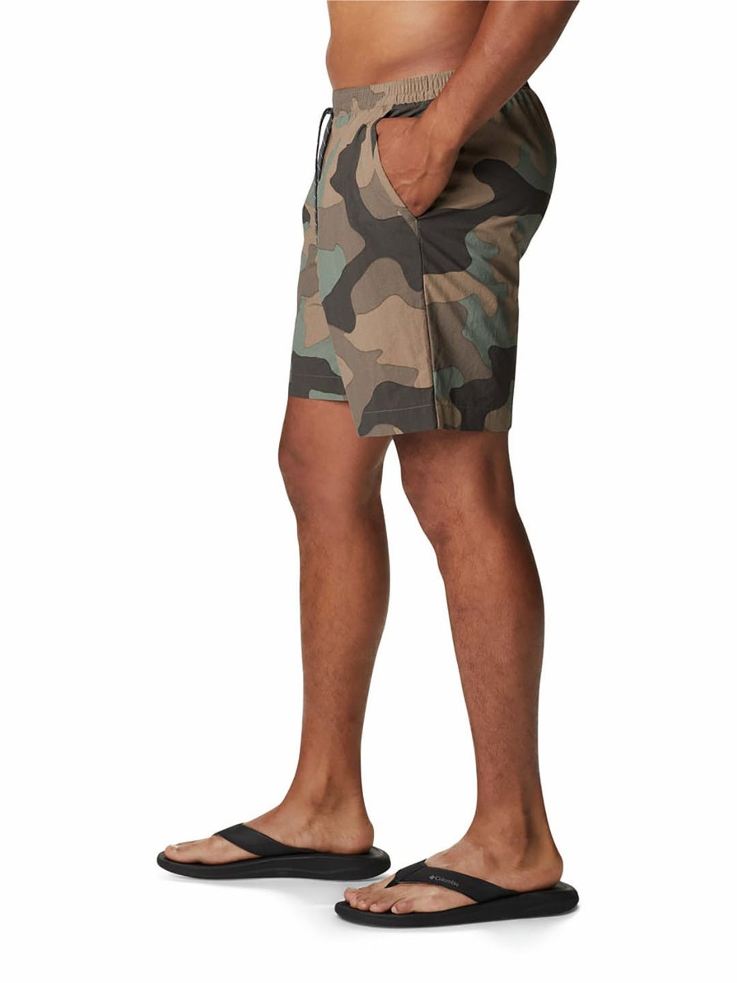 Columbia Men Green M Summerdry Shorts