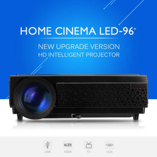 5000 Lumen Portable HD LED Projector 1920x1080P Home Theater Cinema 3D HDMI USB