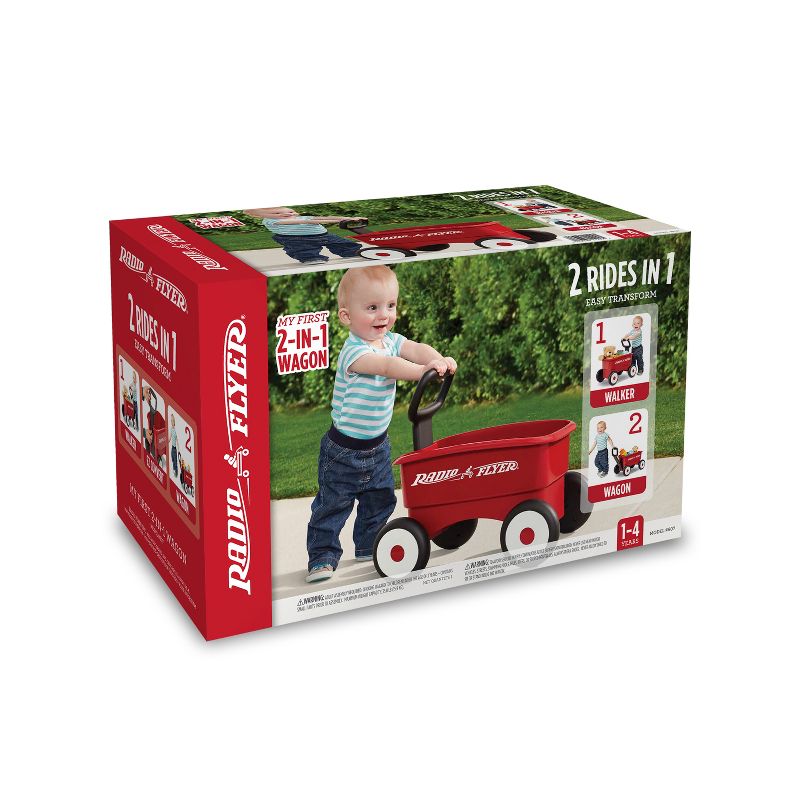 Radio Flyer My 1st 2 in 1 Wagon - Red