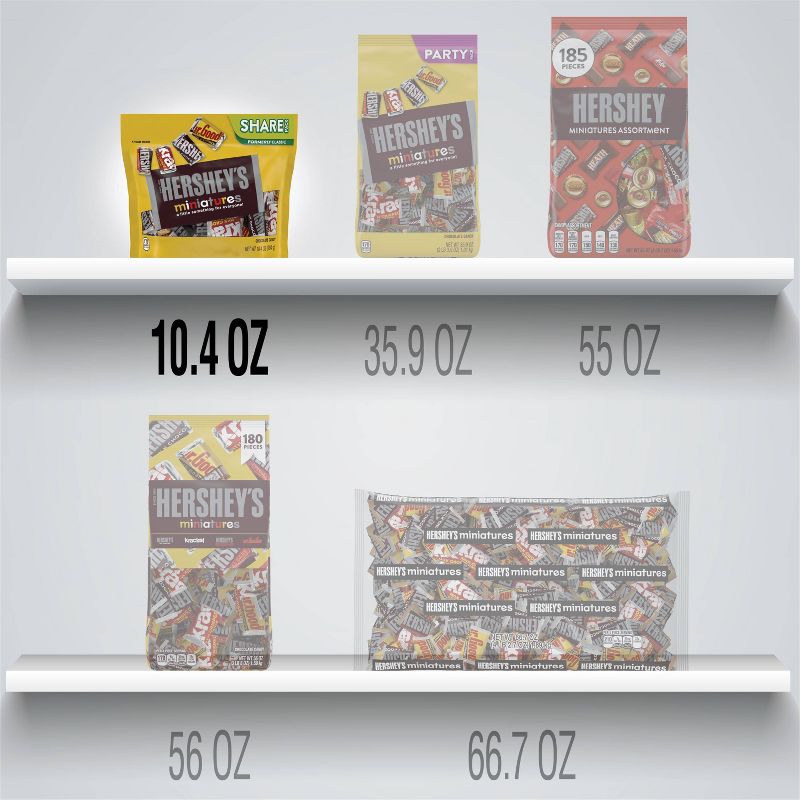 Hershey's Miniature Chocolate Candy Variety Pack - 10.4oz