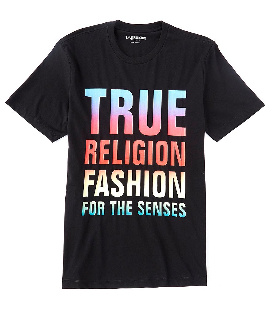 True Religion True Fashion Senses Graphic Short-Sleeve T-Shirt